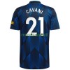 Maillot de Supporter Manchester United Edinson Cavani 21 Troisième 2021-22 Pour Homme